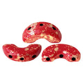 Arcos® par Puca® - Opaque Coral Red Splash 10 gram Les perles par Puca® - Paris
