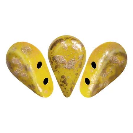 Amos® par Puca® - Opaque Jonquil Splash, 10 gram Les perles par Puca® - Paris
