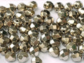 Tjeckiska Firepolish - Jet Argentic Full 4 mm, 50-pack Hilmas Pyssel