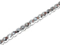 Tjeckiska Firepolish - Crystal Full Labrador 3 mm, 1 sträng Hilmas Pyssel