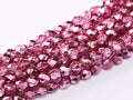 Tjeckiska Firepolish - Crystal Rose Metallic Ice 3mm, 150-pack Hilmas Pyssel
