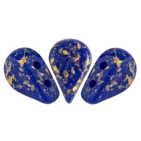 Amos® par Puca® - Opaque Sapphire Splash, 10 gram Les perles par Puca® - Paris