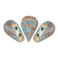 Amos® par Puca® - Opaque Blue Turquoise Tweedy, 10 gram Les perles par Puca® - Paris