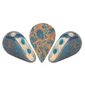 Amos® par Puca® - Opaque Blue Turquoise Bronze, 10 gram Les perles par Puca® - Paris