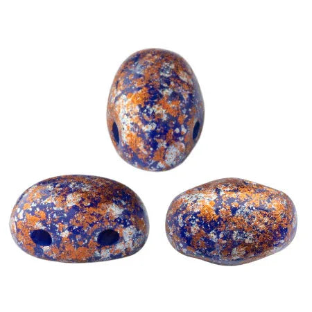 Samos® par Puca® - Opaque Sapphire Tweedy, 10 gram Les perles par Puca® - Paris