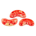 Arcos® par Puca® - Opaque Light Coral Red Splash, 10 gram Les perles par Puca® - Paris