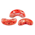 Arcos® par Puca® - Opaque Light Coral Red Tweedy, 10 gram Les perles par Puca® - Paris