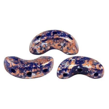 Arcos® par Puca® - Opaque Dark Sapphire Tweedy, 10 gram Les perles par Puca® - Paris