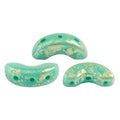 Arcos® par Puca® - Opaque Green Turquoise Splash, 10 gram Les perles par Puca® - Paris