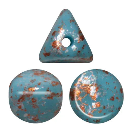 Ilos® Par Puca® - Opaque Blue Turquoise Tweedy, 10 gram Les perles par Puca® - Paris