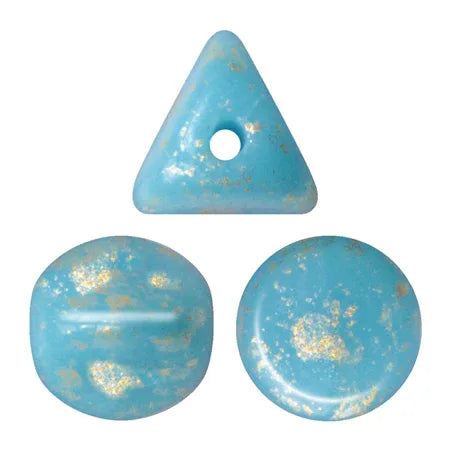 Ilos® Par Puca® - Opaque Blue Turquoise Splash, 10 gram Les perles par Puca® - Paris