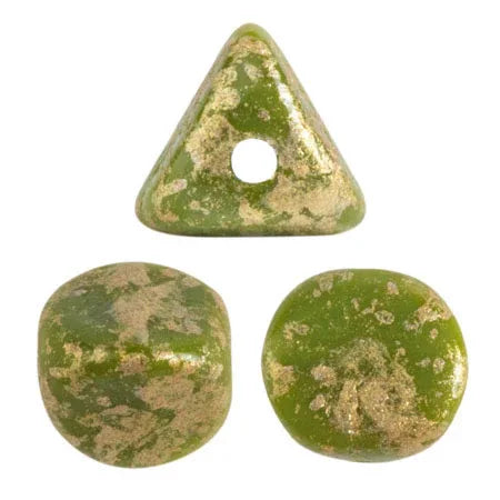 Ilos® Par Puca® - Opaque Green Splash, 10 gram Les perles par Puca® - Paris