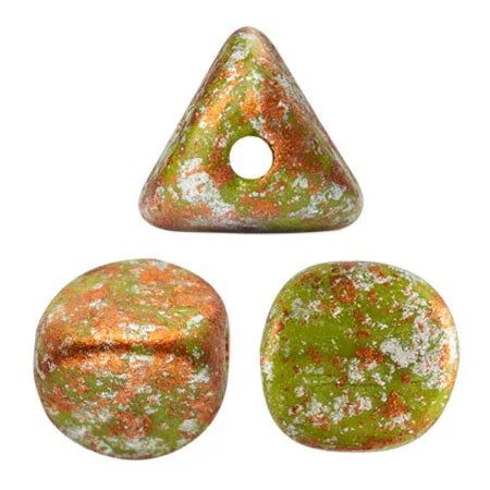 Ilos® Par Puca® - Opaque Green Tweedy, 10 gram Les perles par Puca® - Paris