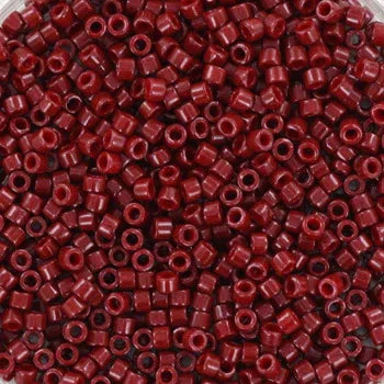 Miyuki Delica - Opaque dyed maroon 11/0, 5 gram Miyuki