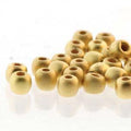 Tjeckiska Druk (Runda) - 24K Brush Gold Plate True 2mm, 600-pack Hilmas Pyssel
