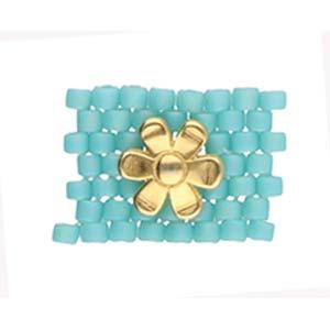 Cymbal Element - Gerani 24K Gold Plated 1 styck Beadsmith