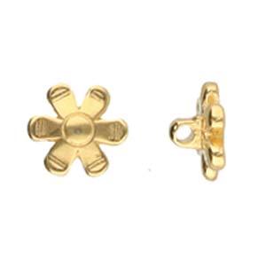 Cymbal Element - Gerani 24K Gold Plated 1 styck Beadsmith