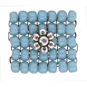 Cymbal Element - Amoudi Antique Silver Plated 1 Styck Beadsmith