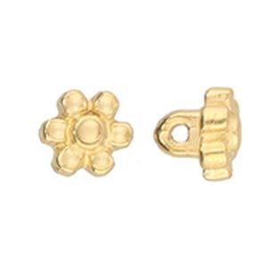 Cymbal Element - Amoudi 24K Gold Plated 1 styck Beadsmith