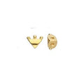 Cymbal Element - Kambia 24K Gold plated 2-pack Beadsmith