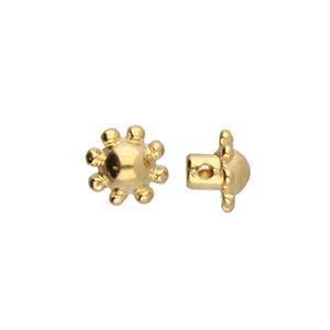 Cymbal Element - Kalofana 24K Gold plated 1 Styck Beadsmith