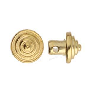 Cymbal Element - Katapola 24K Gold plated 1 styck Beadsmith