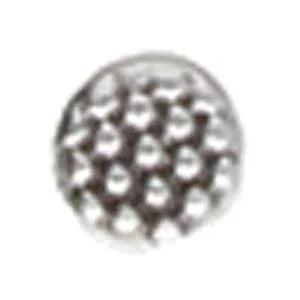 Cymbal Element - Nera Antique Silver Plated 2-pack Beadsmith