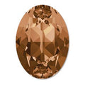 Swarovski Crystals Fancy Oval - Light Smoked Topaz 18x13mm, 1 styck Swarovski