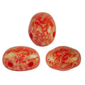 Samos® par Puca® - Opaque Coral Red Splash, 10 gram Les perles par Puca® - Paris