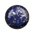 Cabochon par Puca® - Opaque Dark Sapphire Silver 18 mm, 1 styck Les perles par Puca® - Paris
