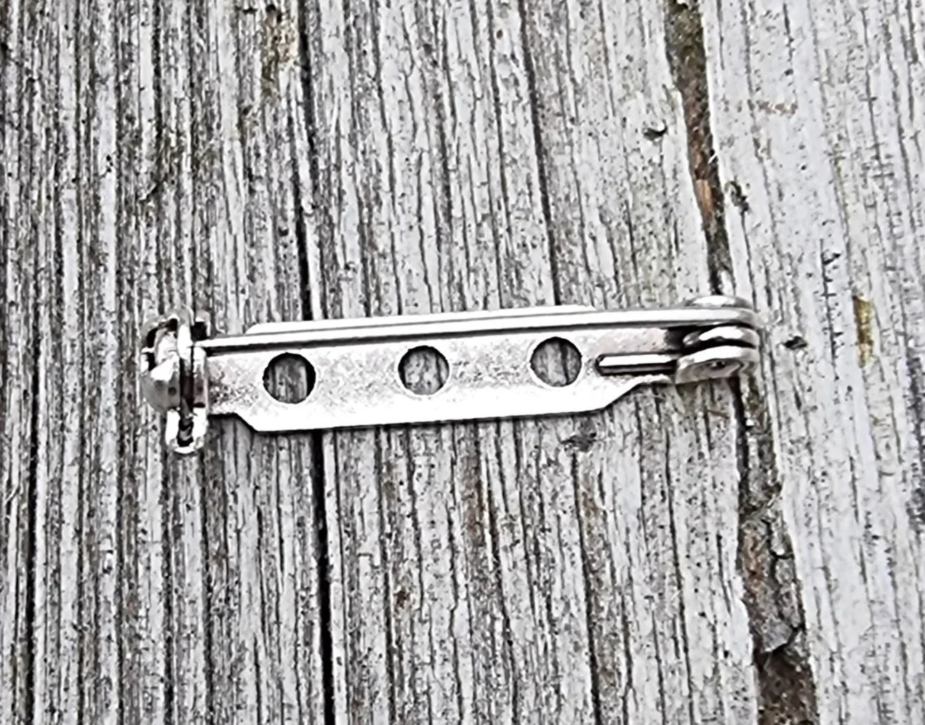Broschnål Silverfärgad - 25mm 1 Styck Grekisk Metall