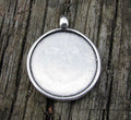 Ramberlock Silverfärgad - Rund 19mm 1 styck Grekisk Metall
