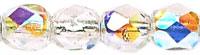Tjeckiska Firepolish - Crystal Silverlined AB 4 mm, 50-pack Hilmas Pyssel