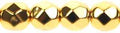 Tjeckiska Firepolish - 24K Gold Plated 6mm, 10-pack Hilmas Pyssel