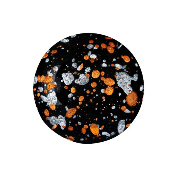 Cabochon par Puca® - Jet Tweedy 18 mm, 1 styck Les perles par Puca® - Paris