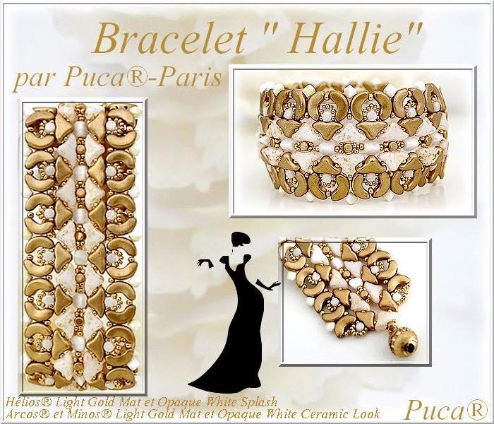Mönster Armband - Hallie Les perles par Puca® - Paris