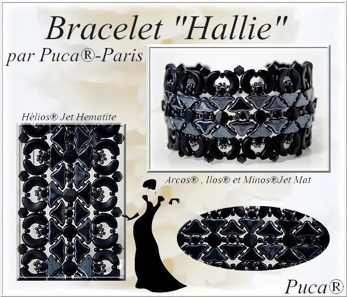 Mönster Armband - Hallie Les perles par Puca® - Paris