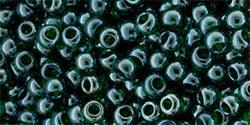 TOHO Seed Beads - Transparent Lustered Green Emerald (11-118) 11/0, 10g TOHO