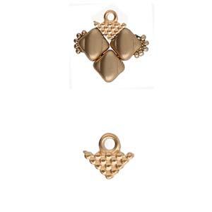 Cymbal Element - Kalivia Rose Gold Plated 2-pack Beadsmith