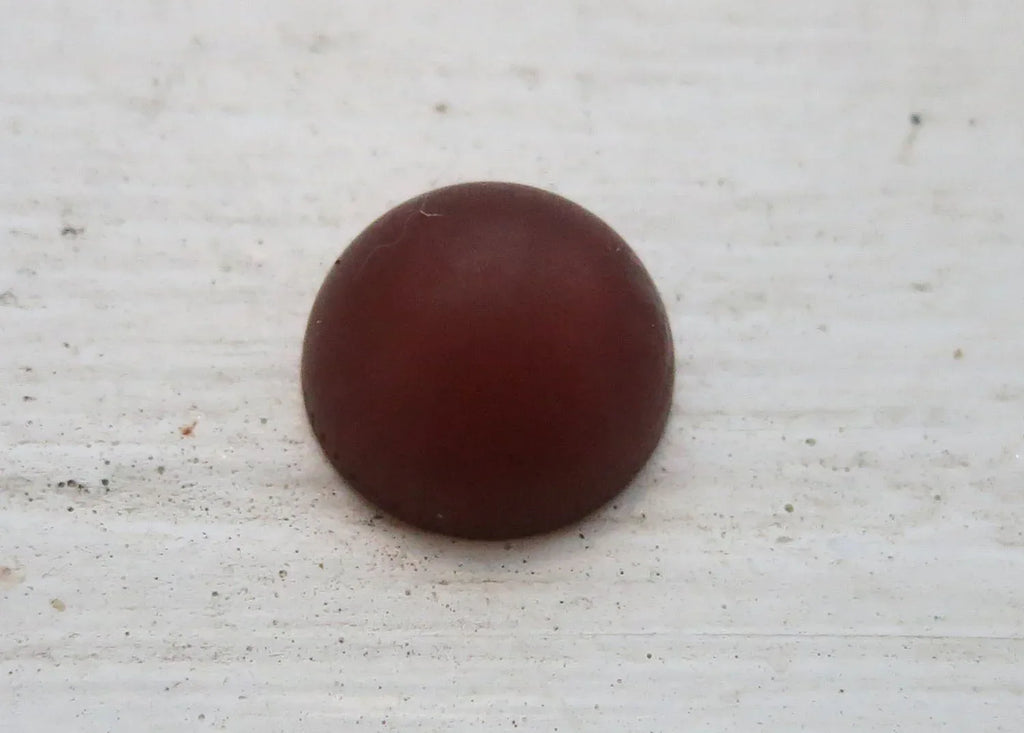 Cabochon av resin - Polaris Brun, 12mm, 1 styck Hilmas Pyssel