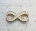 Connector infinity - Evighetstecken emalj vit, 1 styck Grekisk Metall