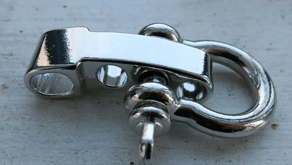 Lås paracord - Skruvlås 28x52mm, Silverfärgad 1 styck Grekisk Metall