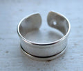 Ringstomme Silverfärgad - För breda band 5mm 1 styck Grekisk Metall