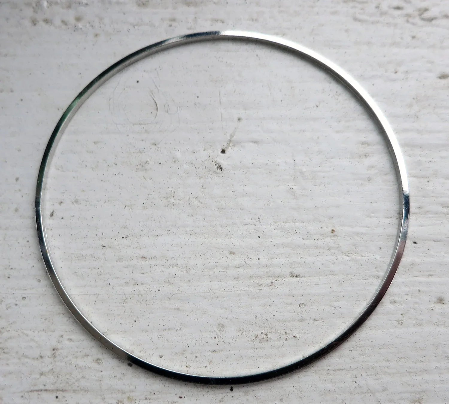 Cirkel Silverfärgad - 50mm 1 styck Grekisk Metall
