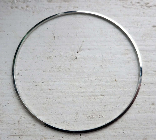 Cirkel Silverfärgad - 50mm 1 styck Grekisk Metall