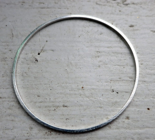 Cirkel Silverpläterad - 40mm 1 styck Grekisk Metall