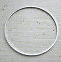 Cirkel Silverfärgad - 35mm 1 Styck Grekisk Metall