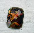Cabochon av Resin - Facetterad Rektangulär Brun 20x15mm 1 styck Hilmas Pyssel