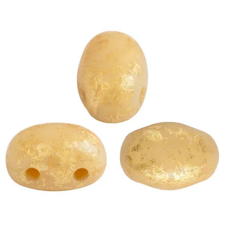 Samos® par Puca® - Opaque Beige Splash, 10 gram Les perles par Puca® - Paris
