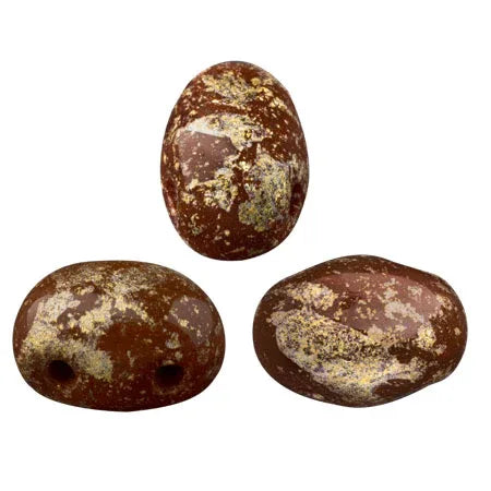 Samos® par Puca® - Opaque Choco Splash, 10 gram Les perles par Puca® - Paris